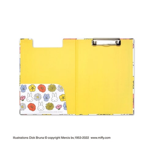 ミッフィークリップボード カラフルフラワ