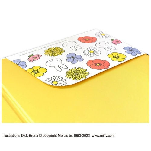 ミッフィークリップボード カラフルフラワ
