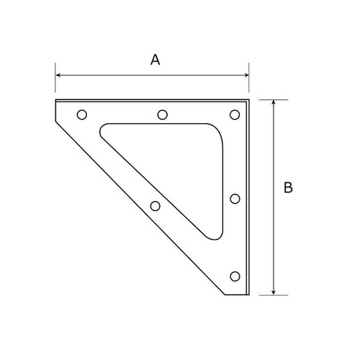 DB20W デルタブラケット 200mm