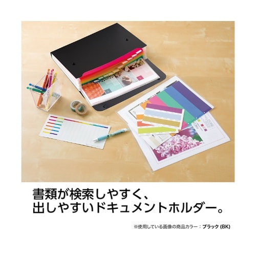 ドキュメントファイル A4 ブラック A