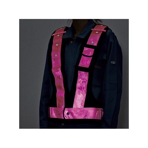 238080 多機能ベスト(紺/桃)