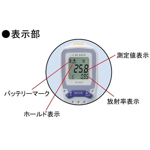 SK−8950 放射温度計サークルサーモ