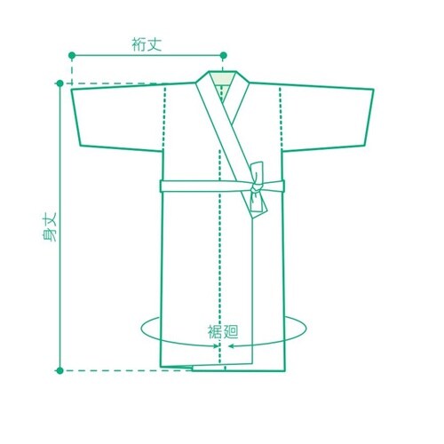 エンゼルねまき M 紺 1枚入