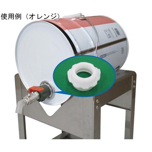 樹脂引き出し口付ペール缶用アダプター・コ