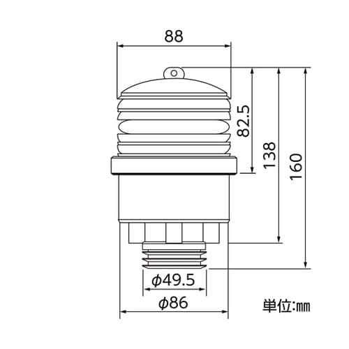 141123 LED警告灯 赤
