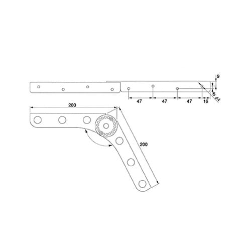 フリーステー 白200×200×20mm