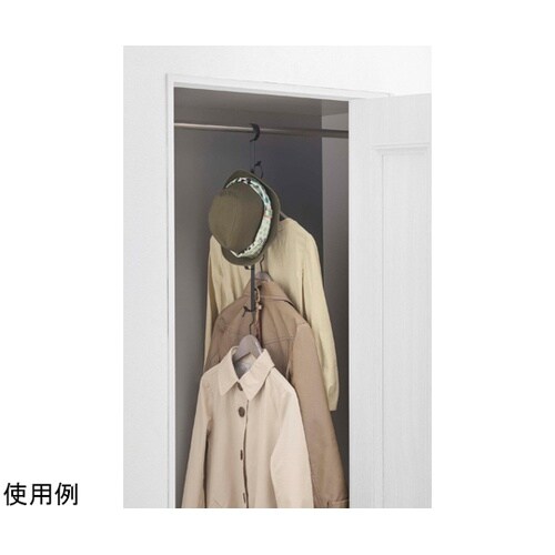 クローゼットハンガー スマート ブラック