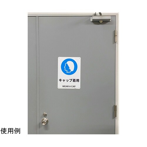 JIS規格安全標識板(HIPS) キャッ