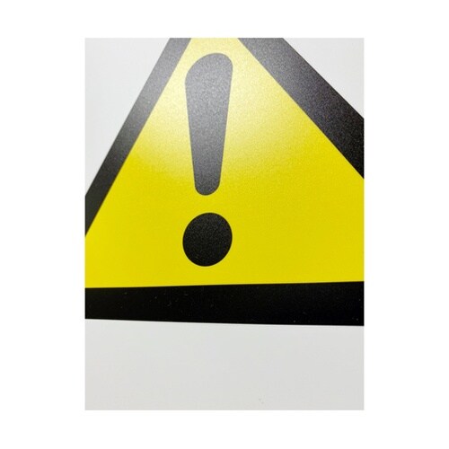 JIS規格安全標識板(HIPS) 工事中