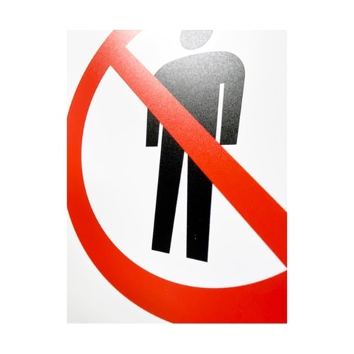 JIS規格安全標識板(HIPS) 立入禁