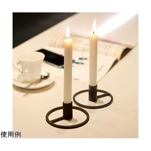 キャンドルスタンド 黒 φ11.5×4.
