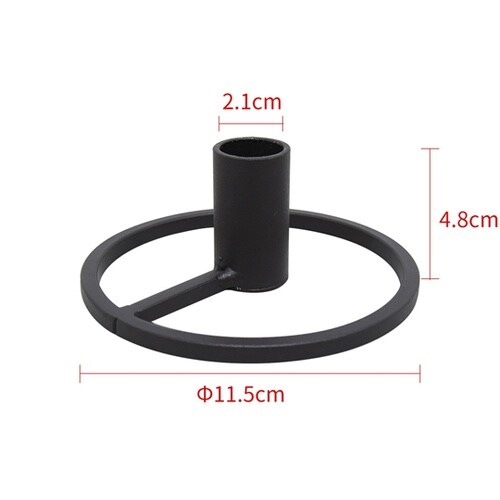 キャンドルスタンド 黒 φ11.5×4.