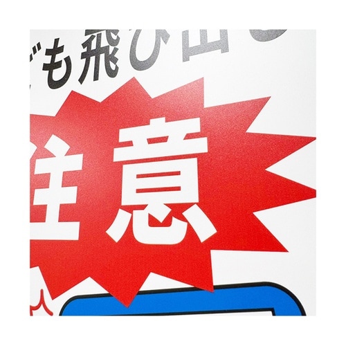 一般表示板 こども飛び出し注意 254×