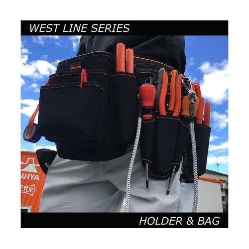 WB−32 布製電工バッグ 薄型タイプ