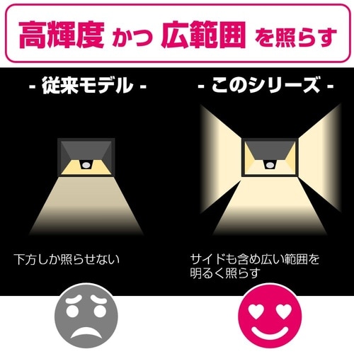 LEDセンサーウォールライト 19864