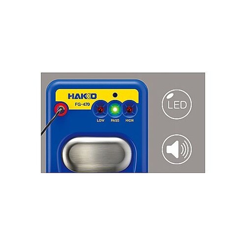 通電チェッカー(リストストラップ用) E