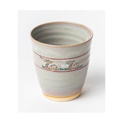 フリーカップ(赤膚焼) 鴻月 KONCO