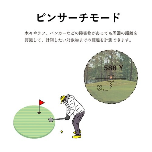 GOLFレーザー距離計迷わず君 SLI−