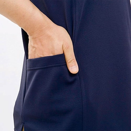 ニットシャツ ホワイト LL(身丈74c