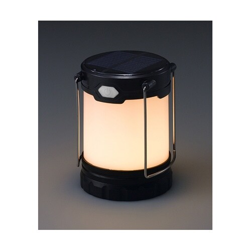 USB充電もできるソーラーランタン LA