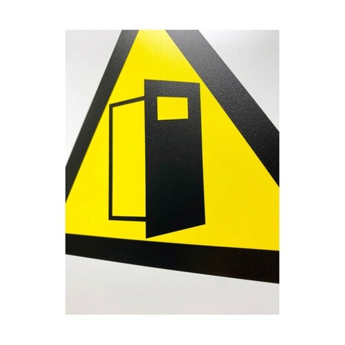 JIS規格安全標識板(HIPS) 開閉注