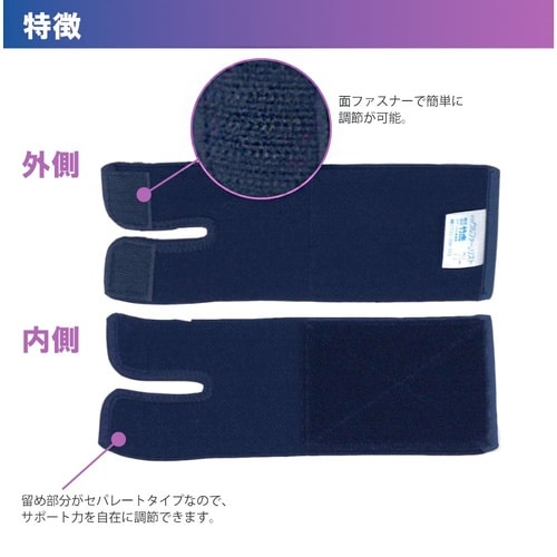 ソフラウルファーリスト ネイビー XL