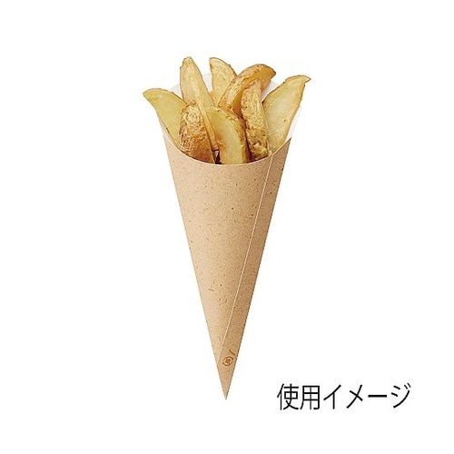 三角ポテト袋 S クラフトナチュラル 1