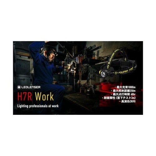 502195ヘッドライトH7R Work