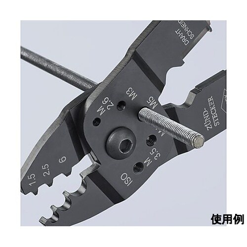 0.5 − 6.0m平方m 圧着ペンチ(裸端