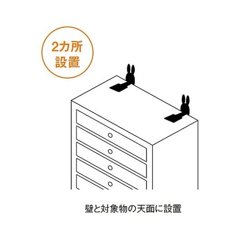 転倒防止粘着プレート EA979D−19