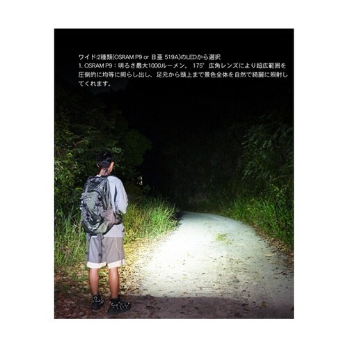 フラッシュライト デュアル光源 L1