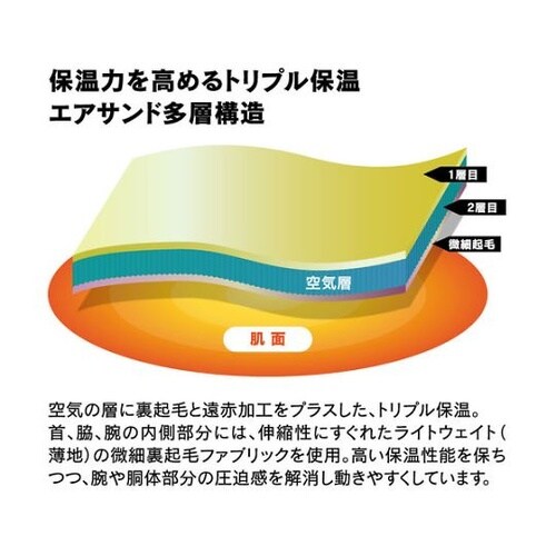 JW186493L ハイネックシャツ3L