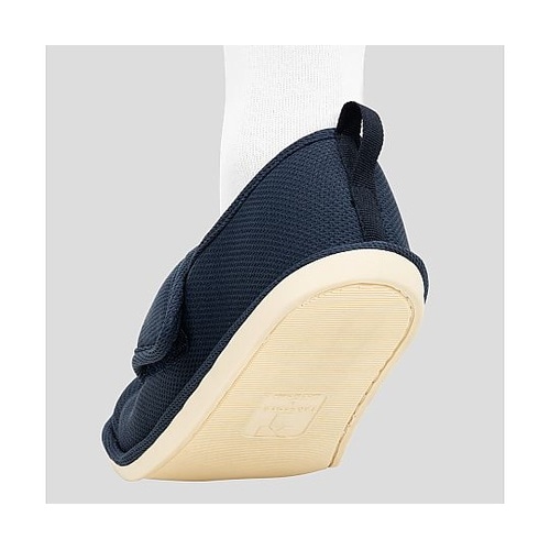 転倒予防グリップシューズつま先なし ネイ