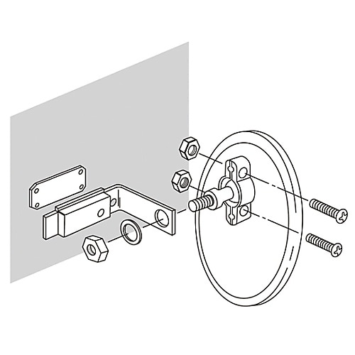 壁丸15W 簡易タイプミラー
