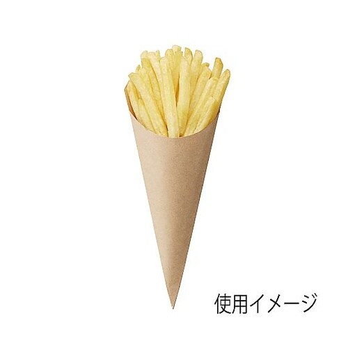 スナック三角袋 10−22 未晒無地 1