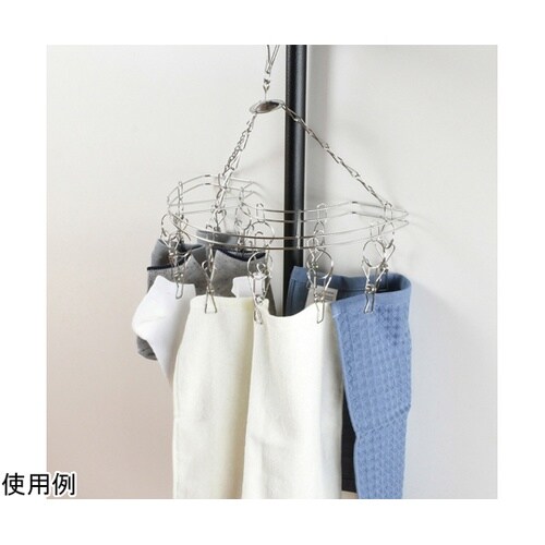 メタリア ステンレス製 半円型ハンガー