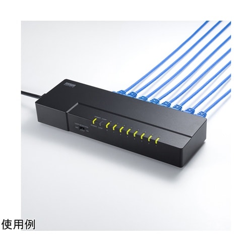 ギガビット対応 タップ型スイッチングハブ