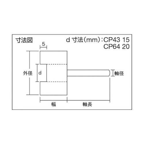 CP43−60 ベベルフラップホイール
