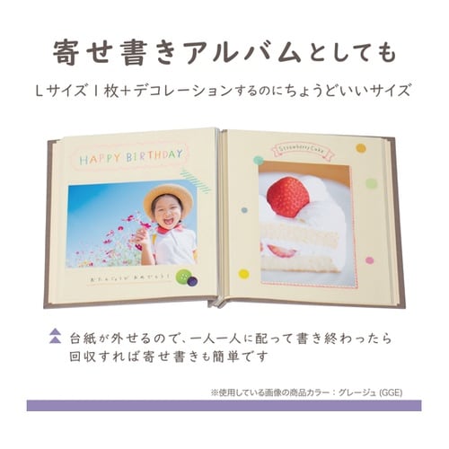 ライトフリーアルバム グレージュ XP−