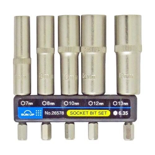 S6−6.35 六角軸ソケットセット