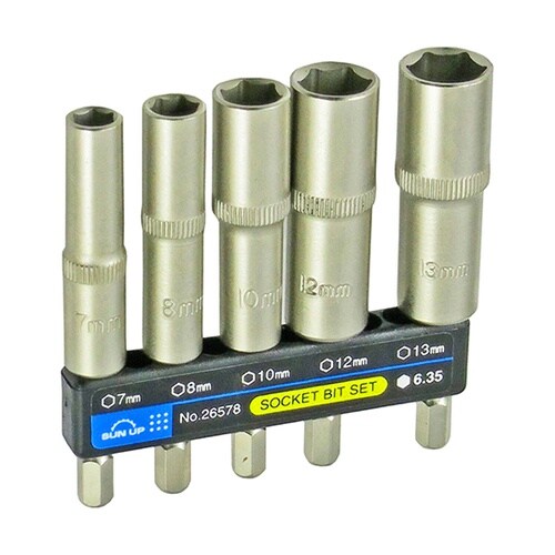 S6−6.35 六角軸ソケットセット