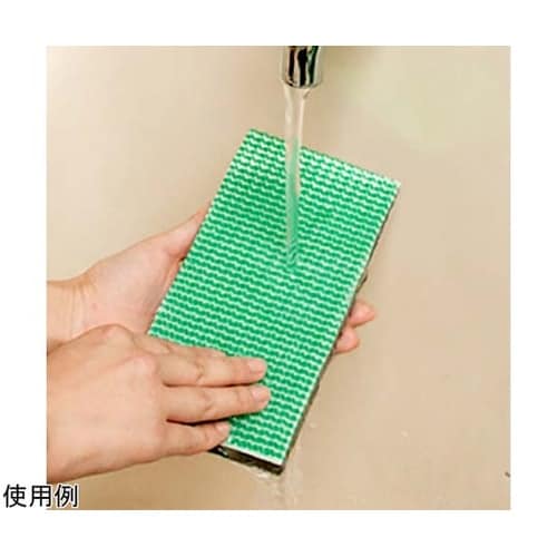 玄関タイルブラシスポンジF水切り付 AZ