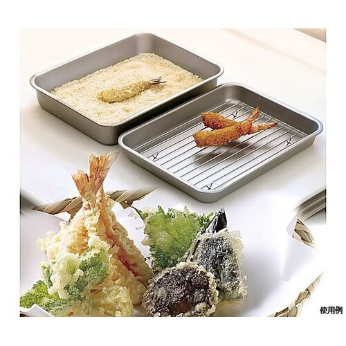 ステンレス角バット つや消し 21枚取