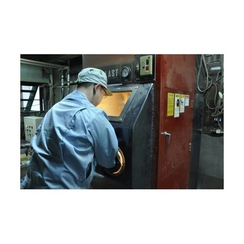 824 ブラスト用手袋 右手フランジ付