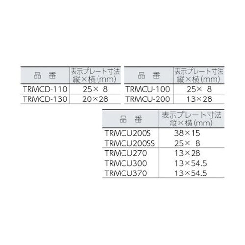 TRMCU300 マーキングタイ