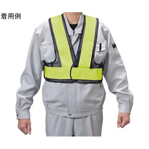 防滴LED反射安全ベスト ショート 紺×