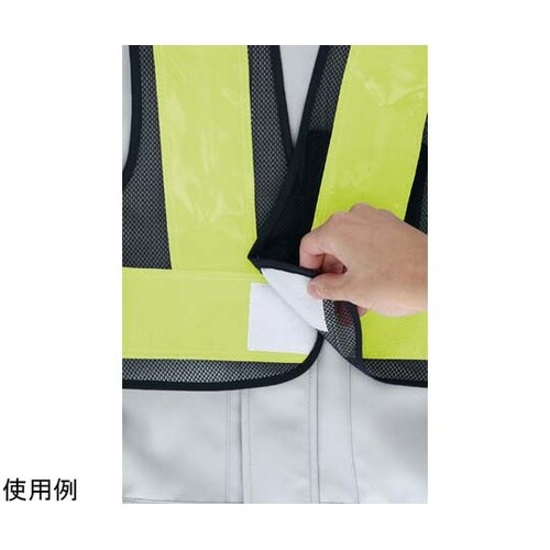 防滴LED反射安全ベスト ショート 紺×