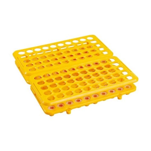 TTR16.5X50 樹脂製試験管立 橙