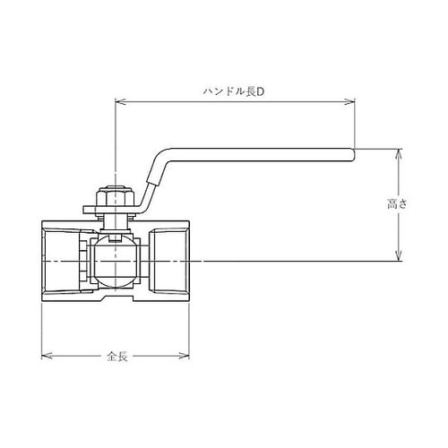 ボールバルブ レデューストボアタイプ(8