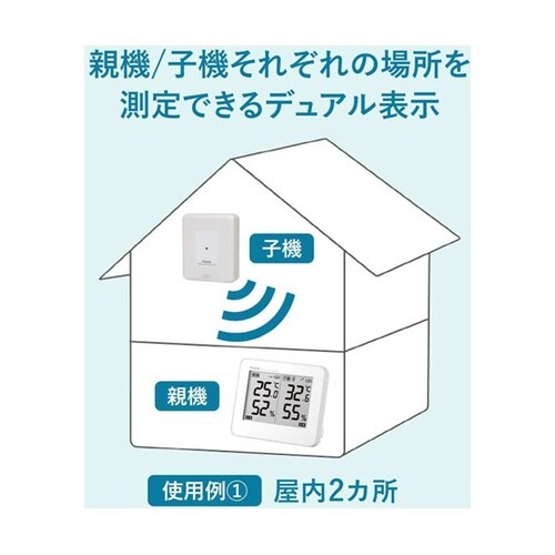 MAGワイヤレス温度湿度計 ダブルエアー
